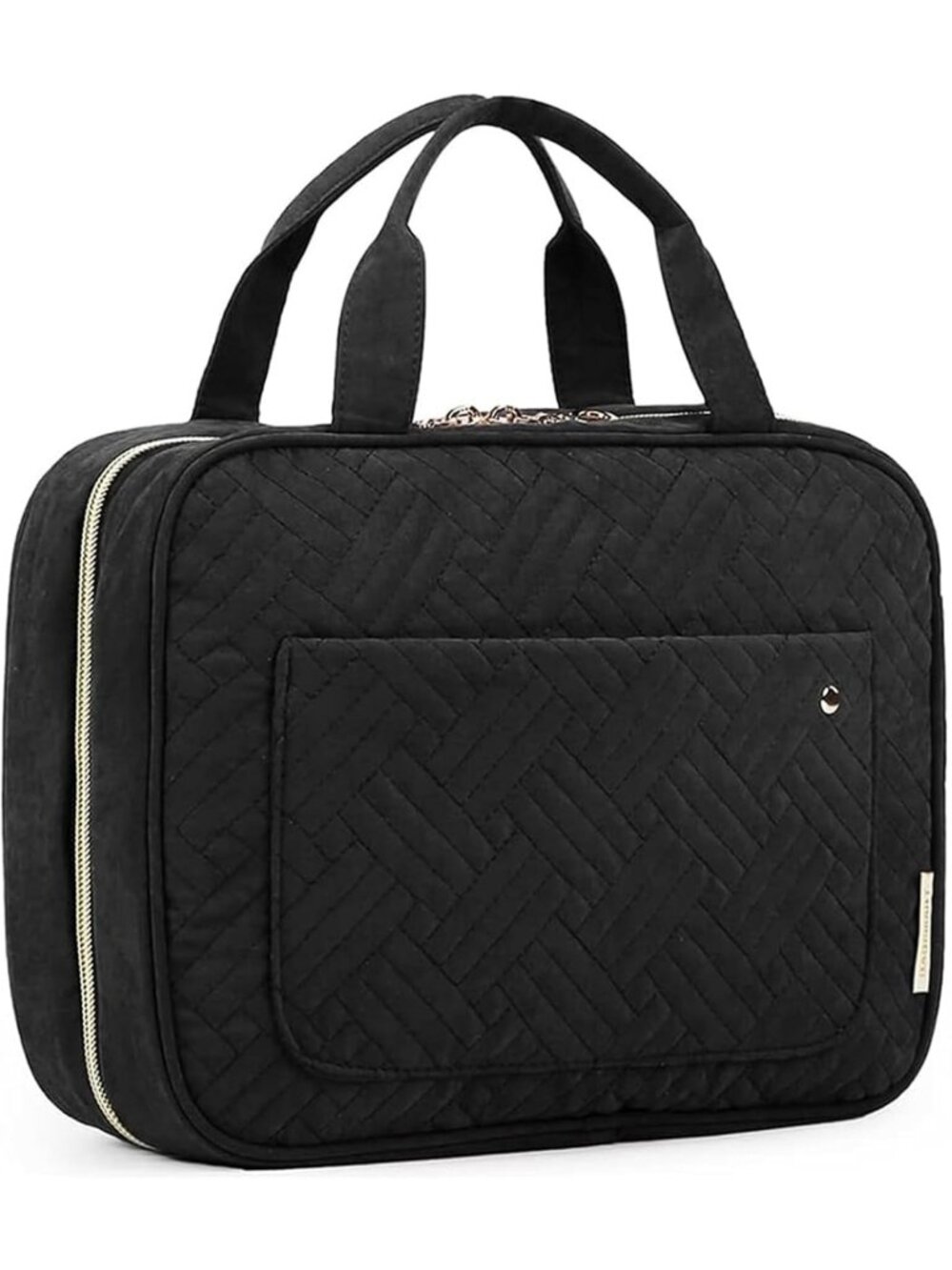 Travel Toiletry Bag with Hanging Hook, Water-Resistant Makeup Organizer for